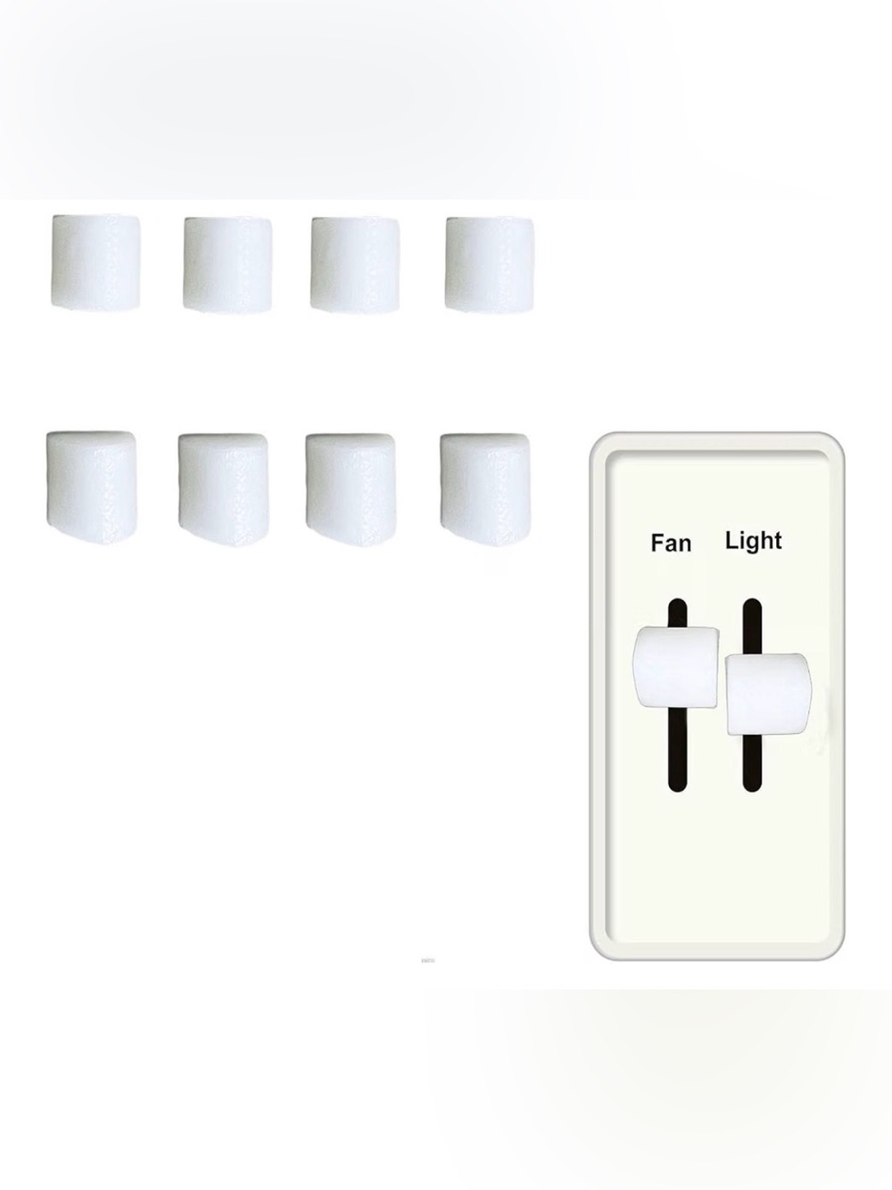 New- Dimmer switch replacement 1 pack of 8 pieces